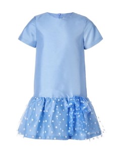 Голубое нарядное платье Button blue