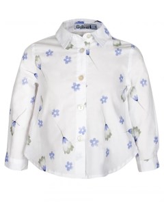 Белая блузка в мелкий цветочек Gulliver Gulliver baby