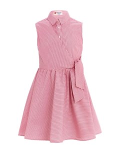 Розовое платье в полоску Button blue