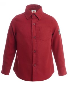 Красная рубашка с длинным рукавом Button blue