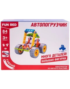 Конструктор гибкий Автопогрузчик 84 детали Fun red