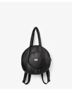 Сумка рюкзак круглой формы черная Gulliver
