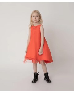 Платье нарядное оранжевое Gulliver