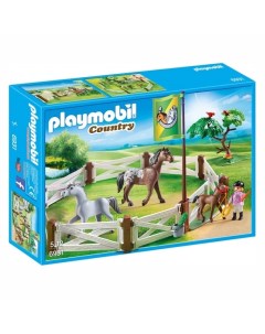Конструктор Загон для лошадей Playmobil
