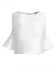 Белая блузка с воланом Gulliver