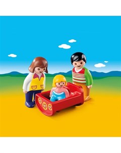 Конструктор 1 2 3 Родители с люлькой Playmobil