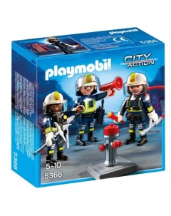 Конструктор Команда пожарников Playmobil