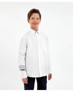Рубашка с длинным рукавом белая Gulliver