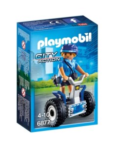 Конструктор Полицейский на балансирующей гоночной машине Playmobil