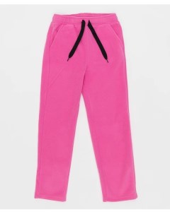 Розовые флисовые брюки Button blue