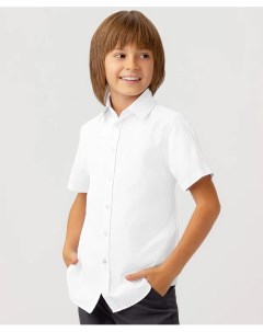 Рубашка с коротким рукавом белая Button blue