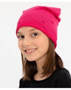 Розовая трикотажная шапка Gulliver