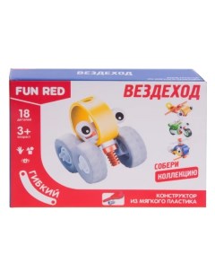 Конструктор гибкий Вездеход Fun red