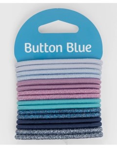 Набор резинок для волос Button blue