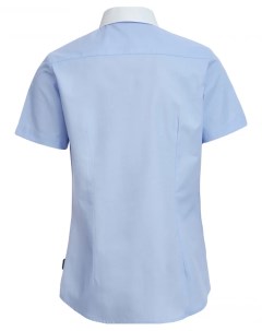Голубая рубашка с коротким рукавом Gulliver