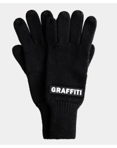 Черные перчатки вязаные Gulliver