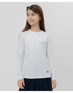 Белая футболка с кружевом Button blue
