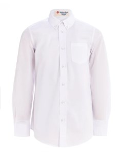 Белая хлопковая рубашка Button blue