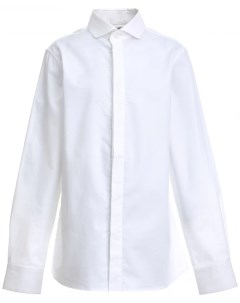 Белая хлопковая рубашка Gulliver