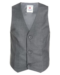 Серый классический жилет Button blue