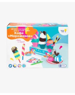 Набор для детской лепки из легкого пластилина Кафе Мороженое Genio kids