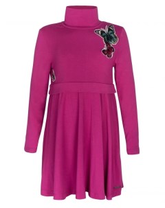 Розовое трикотажное платье Gulliver