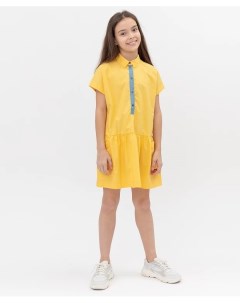 Желтое платье Button blue