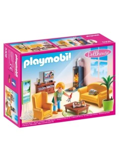 Конструктор Гостиная с камином Playmobil