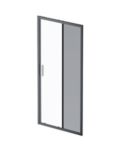 Душевая дверь Gem 100х195 прозрачная тонированная черная матовая W90G 100 1 195BG Am.pm.