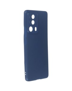 Накладка силикон Case для Xiaomi 13 Lite с защитой камеры и подложкой синий Ibox