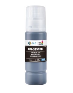 Чернила GG GT51BK черные для HP DeskJet GT 5810 5820 5812 5822 100 ml G&g