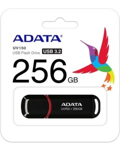 Накопитель USB 3 2 256GB AUV150 256G RBK UV150 черный Adata