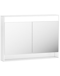 Зеркальный шкаф MC Step 100 X000001421 с подсветкой Белый глянцевый Ravak