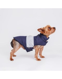 Куртка со светоотражающей полосой для собак M синяя Rurri