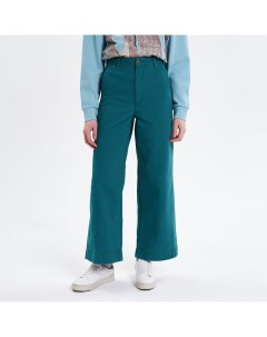 Бирюзовые джинсы с вышивкой Akhmadullina dreams