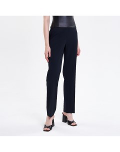 Чёрные прямые брюки со стрелками Galla collection