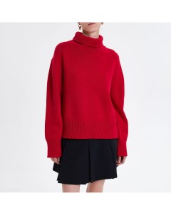 Красный шерстяной свитер с кашемиром Nerolab