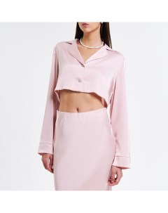Розовая укороченная рубашка Lulight