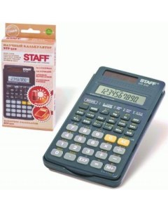 Калькулятор инженерный STF 310 10 2 разрядный черный Staff