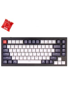 Клавиатура проводная Q1C1 QMK Custom Mechanical Keyboard USB черный Gateron G Phantom Red Switch Keychron
