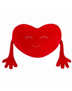 Мягкая игрушка подушка Сердце красное 46 см Orange toys