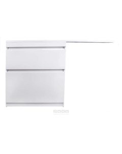 Тумба под раковину без столешницы Даллас 150 Люкс Plus напольная, белая Style line