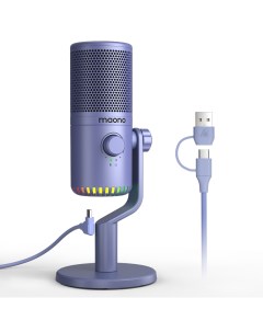 USB микрофоны Броадкаст системы DM30 purple Maono