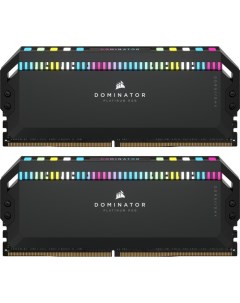 Комплект памяти DDR5 DIMM 32Gb 2x16Gb 5200MHz CL40 1 25 В Dominator Platinum RGB CMT32GX5M2B5200C40 Corsair