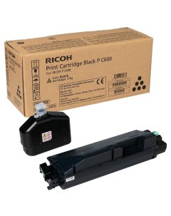 Картридж лазерный PC600 408314 черный 18000 страниц оригинальный для P C600 Ricoh