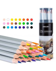 Набор цветных карандашей Nuevo круглые 24 шт 68100 Deli