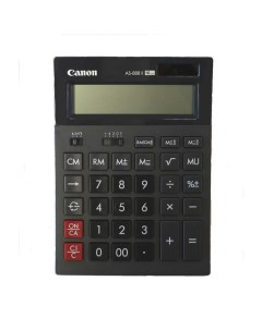 Калькулятор настольный AS 888 II 16 разрядный однострочный экран черный Canon