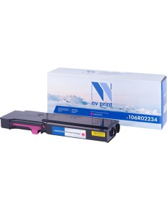 Картридж лазерный NV 106R02234M 106R02234 пурпурный 6000 страниц совместимый для Xerox Phaser 6600 W Nv print