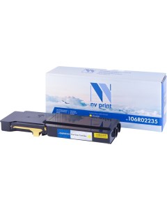 Картридж лазерный NV 106R02235Y 106R02235 желтый 6000 страниц совместимый для Xerox Phaser 6600 WC66 Nv print