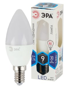 Лампа светодиодная E14 свеча B35 9Вт 4000K нейтральный свет 720лм LED B35 9W 840 E14 Б0027970 Era